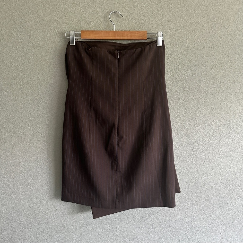 Zara Brown Strapless Dress - Picture 5 of 14